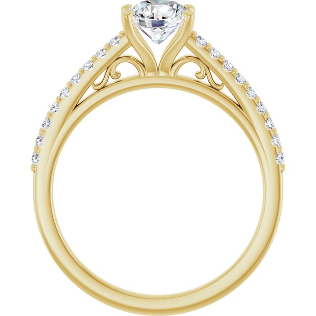 Cathedral-Style Engagement Ring