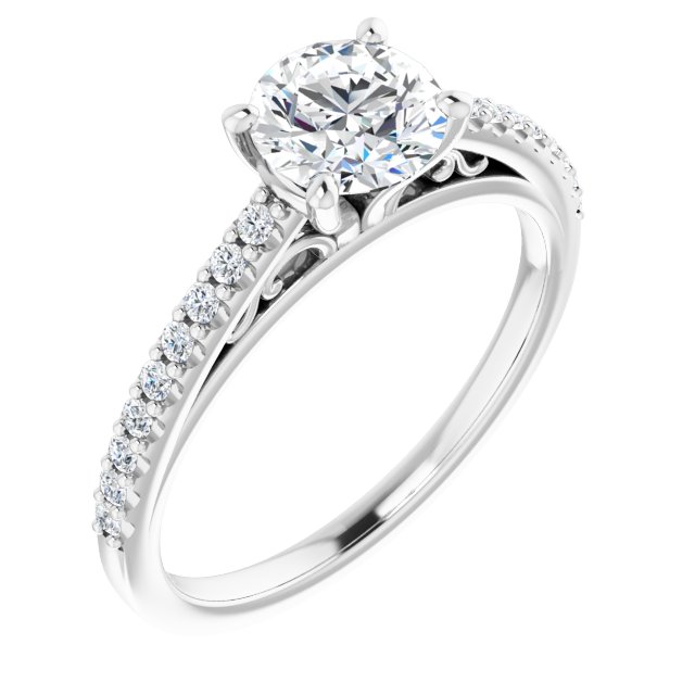 Cathedral-Style Engagement Ring