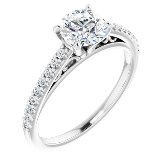 Cathedral-Style Engagement Ring