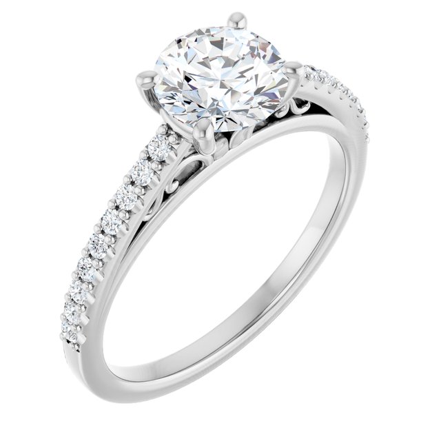 Cathedral-Style Engagement Ring