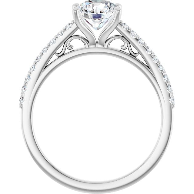 Cathedral-Style Engagement Ring