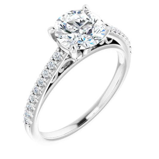Cathedral-Style Engagement Ring