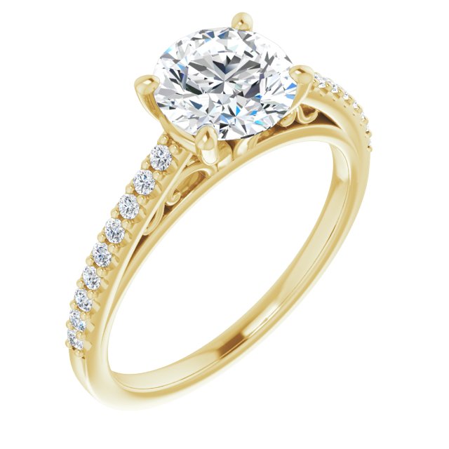 Cathedral-Style Engagement Ring