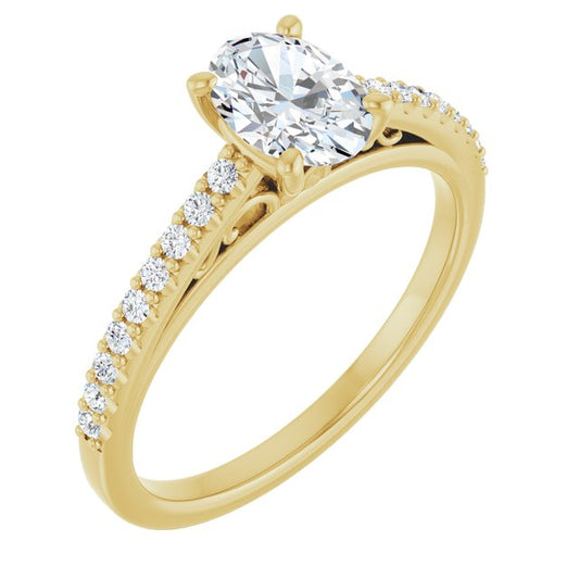 Cathedral-Style Engagement Ring