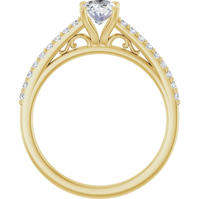 Cathedral-Style Engagement Ring
