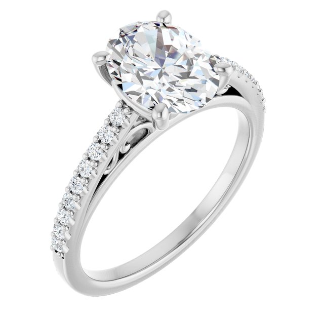 Cathedral-Style Engagement Ring