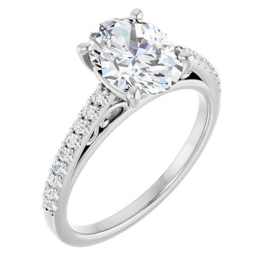 Cathedral-Style Engagement Ring