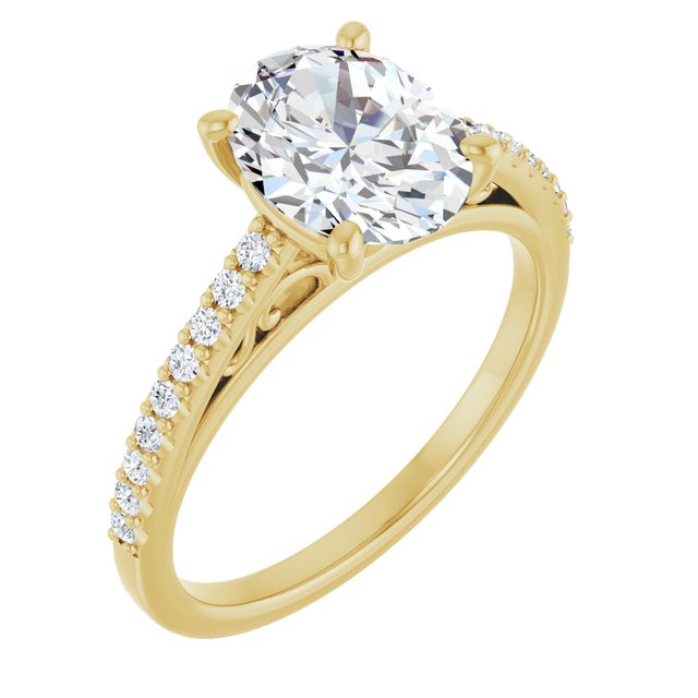 Cathedral-Style Engagement Ring