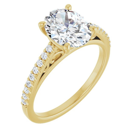Cathedral-Style Engagement Ring