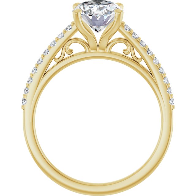 Cathedral-Style Engagement Ring