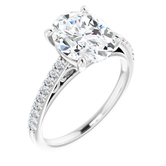Cathedral-Style Engagement Ring