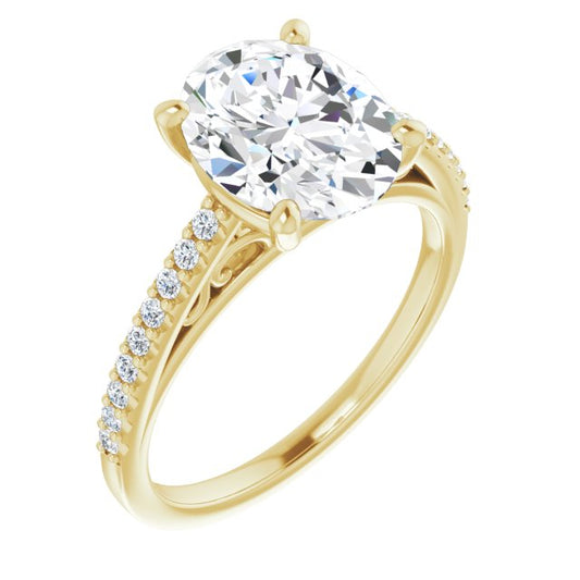 Cathedral-Style Engagement Ring