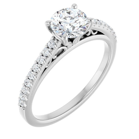 Cathedral-Style Engagement Ring