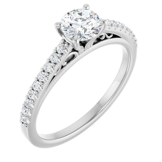 Cathedral-Style Engagement Ring