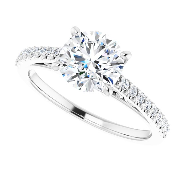 Cathedral-Style Engagement Ring