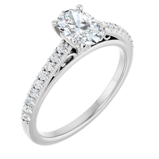 Cathedral-Style Engagement Ring