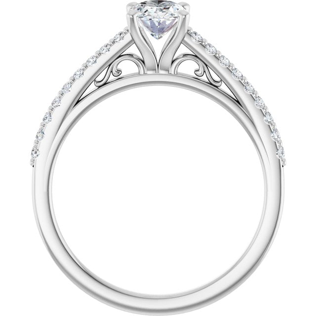 Cathedral-Style Engagement Ring