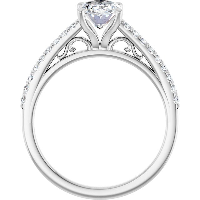 Cathedral-Style Engagement Ring