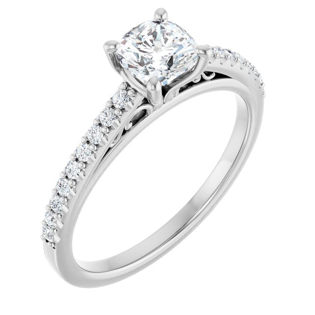 Cathedral-Style Engagement Ring