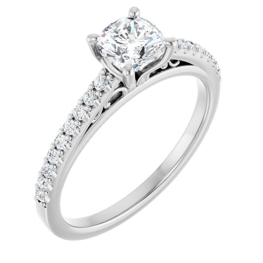 Cathedral-Style Engagement Ring