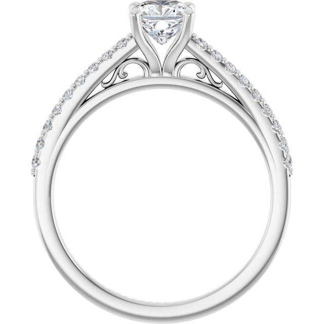 Cathedral-Style Engagement Ring