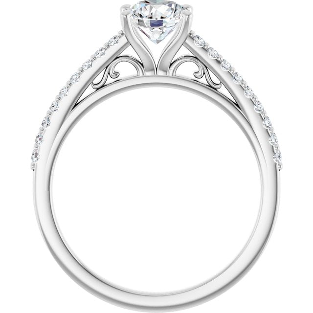 Cathedral-Style Engagement Ring