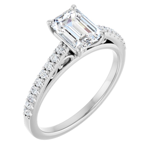 Cathedral-Style Engagement Ring
