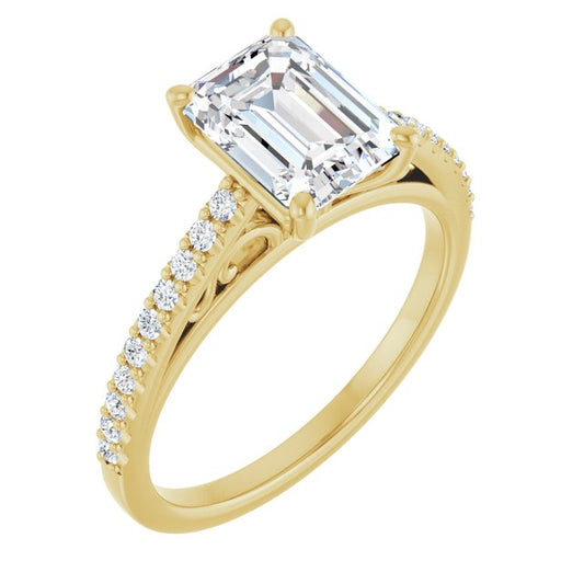Cathedral-Style Engagement Ring
