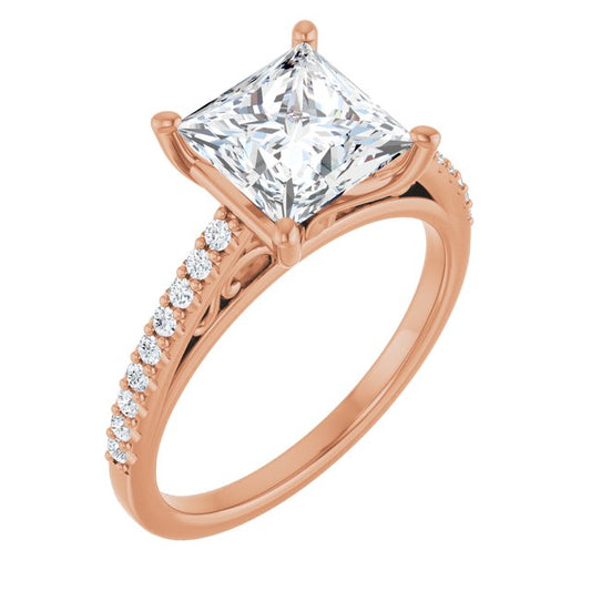 Cathedral-Style Engagement Ring