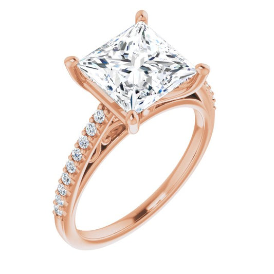 Cathedral-Style Engagement Ring