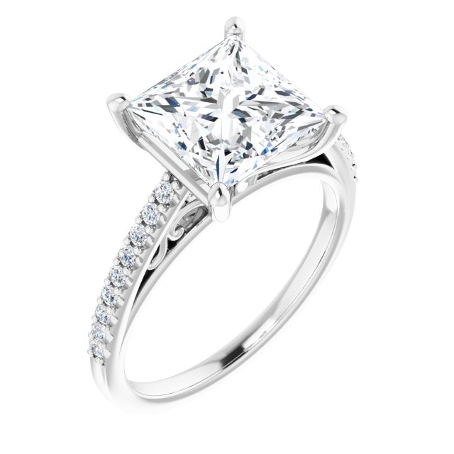 Cathedral-Style Engagement Ring