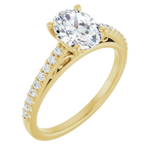 Cathedral-Style Engagement Ring