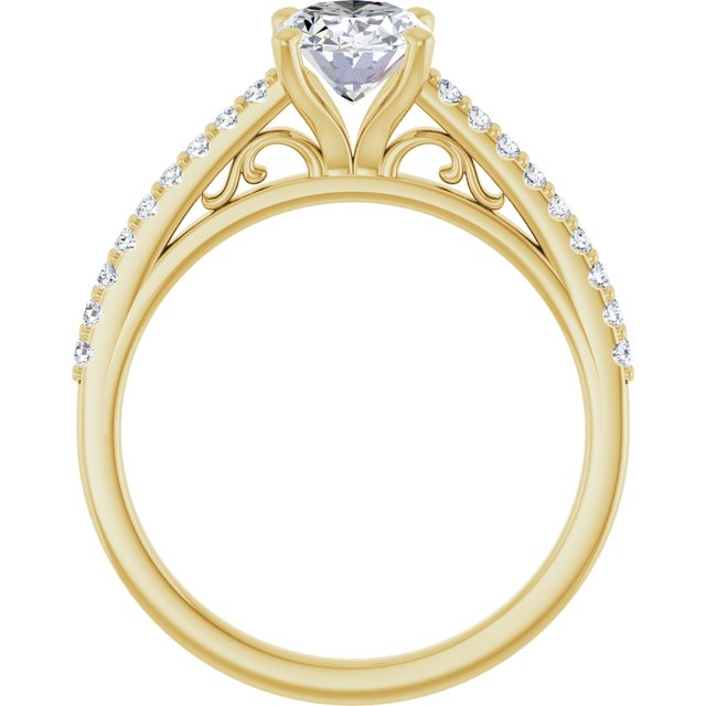 Cathedral-Style Engagement Ring