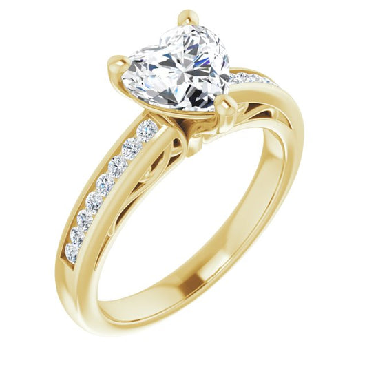 Accented Engagement Ring