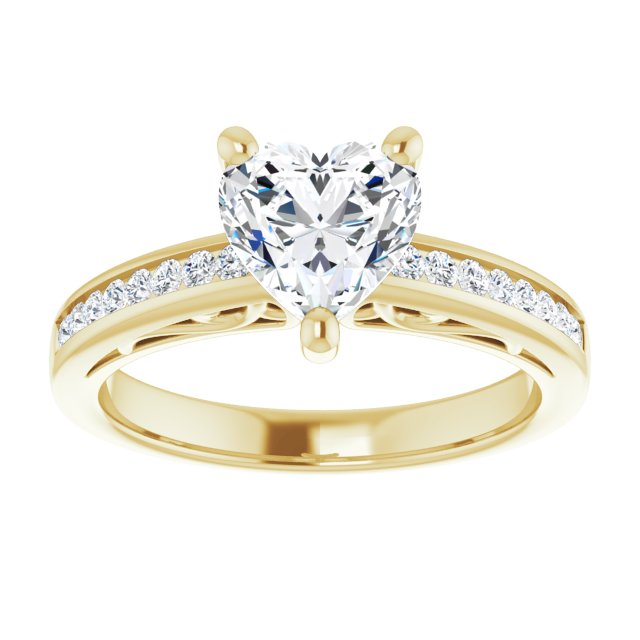 Accented Engagement Ring