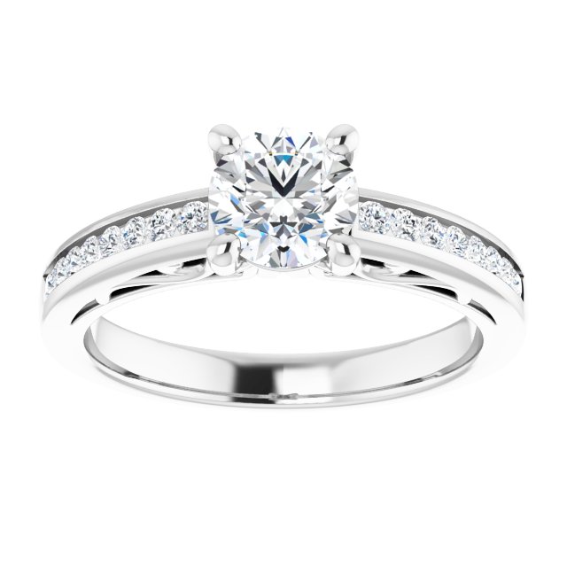 Accented Engagement Ring