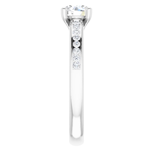 Accented Engagement Ring