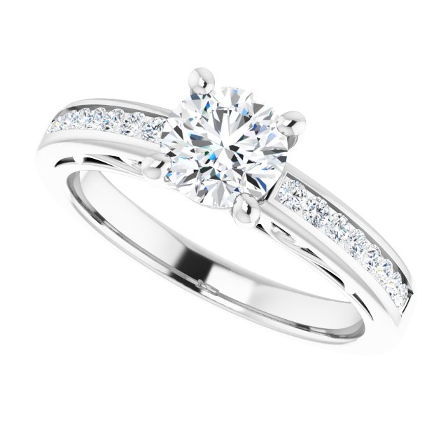 Accented Engagement Ring