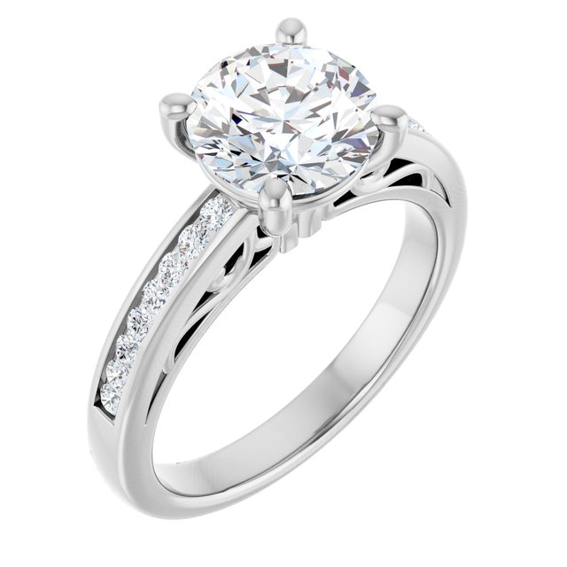 Accented Engagement Ring