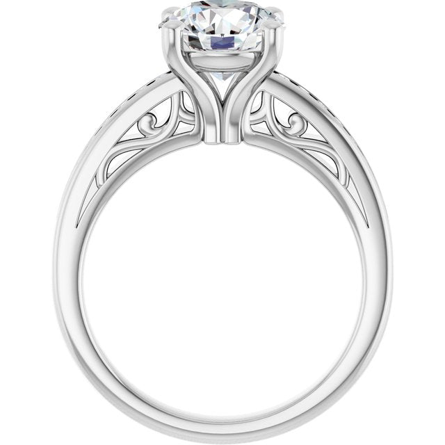 Accented Engagement Ring
