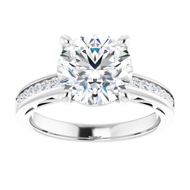 Accented Engagement Ring
