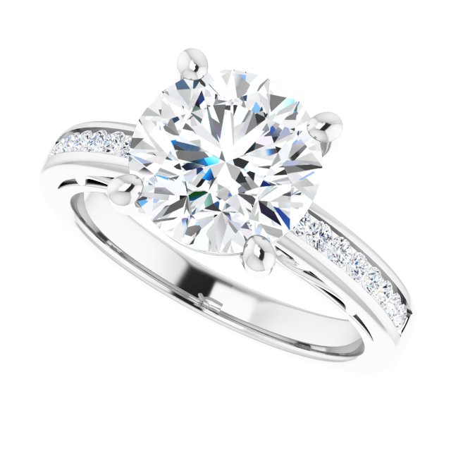 Accented Engagement Ring