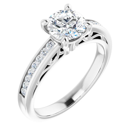 Accented Engagement Ring