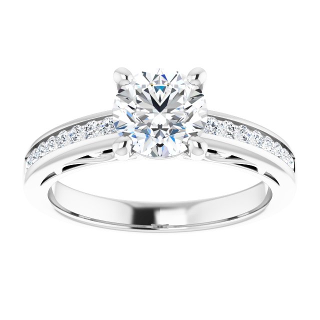 Accented Engagement Ring