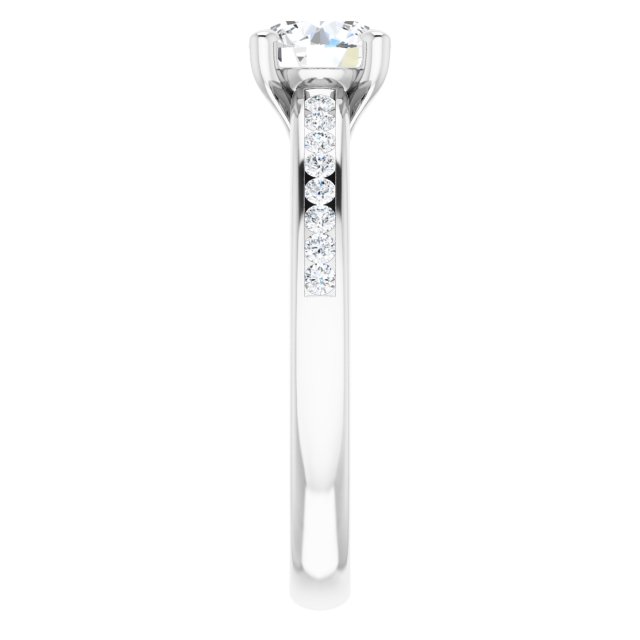 Accented Engagement Ring