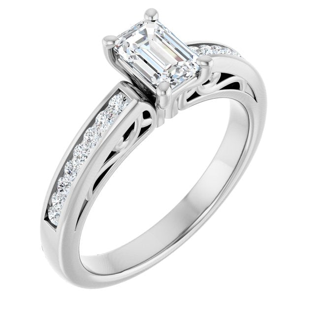 Accented Engagement Ring