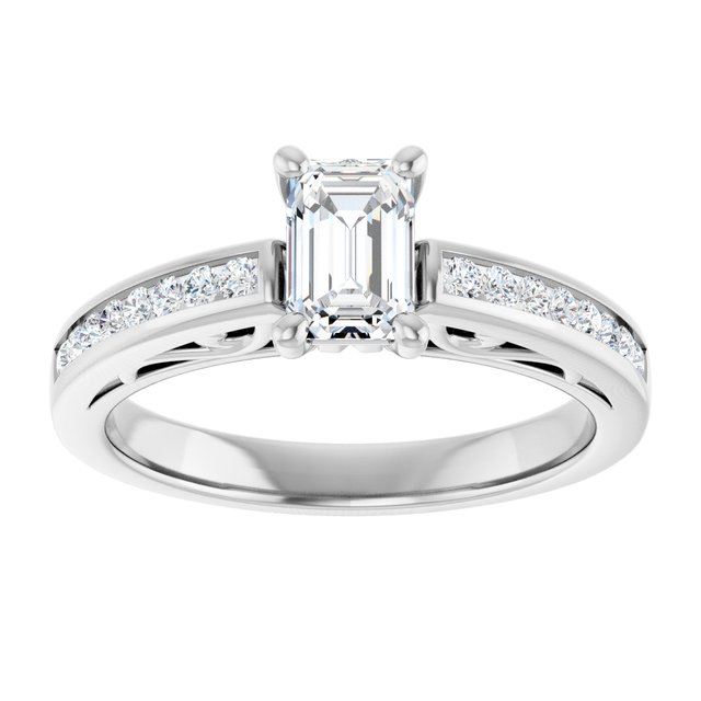 Accented Engagement Ring
