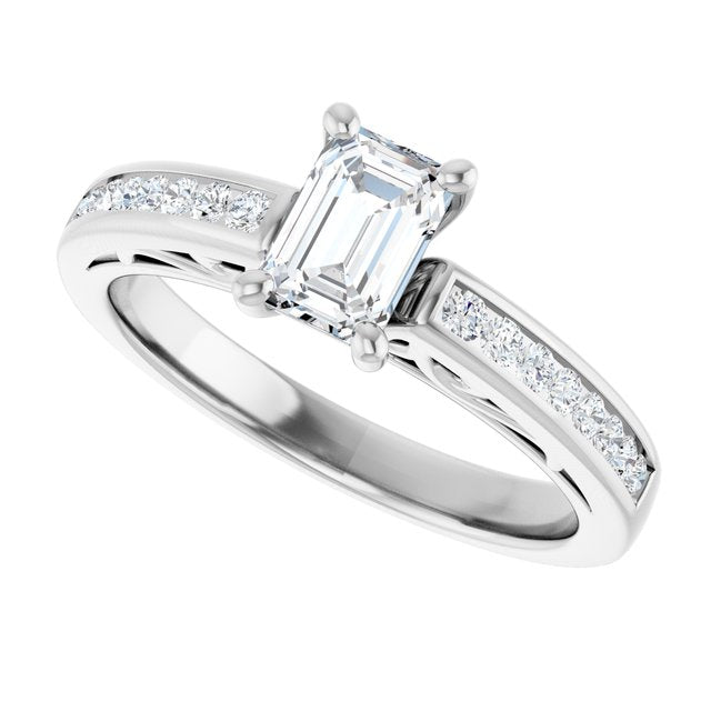 Accented Engagement Ring