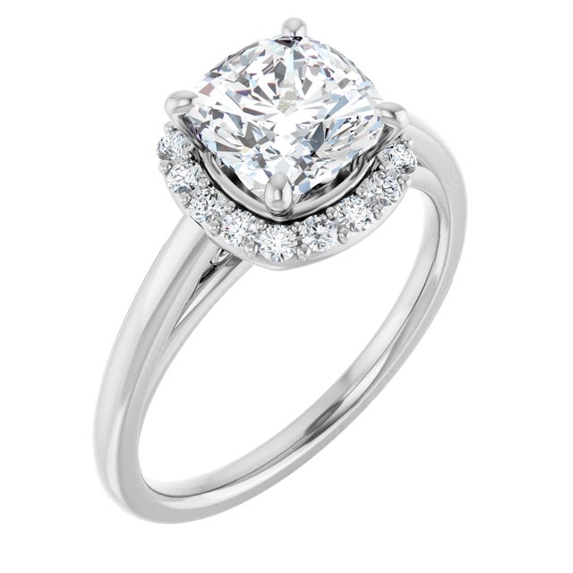Halo-Style Engagement Ring