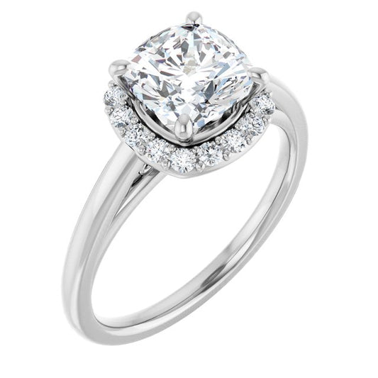 Halo-Style Engagement Ring